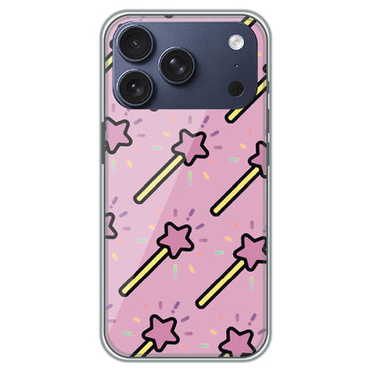 Magic Star Wands - Printed Silicone Case for Apple iPhone 17 Pro