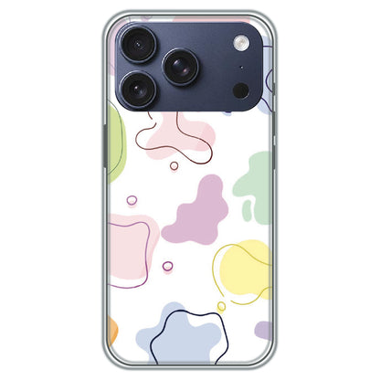 Pastel Splash Patches - Printed Silicone Case for Apple iPhone 17 Pro