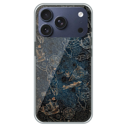 Pirate's Treasure Map - Printed Silicone Case for Apple iPhone 17 Pro