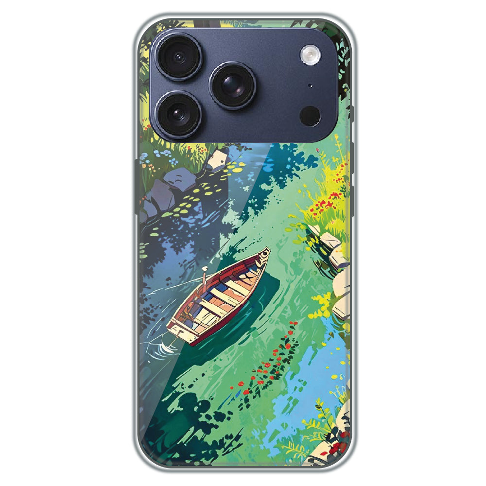 River Journey - Printed Silicone Case for Apple iPhone 17 Pro