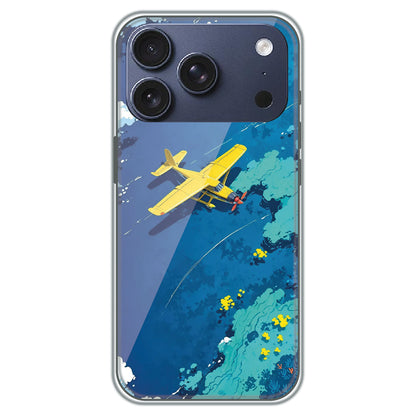 Seaplane Over Reef - Printed Silicone Case for Apple iPhone 17 Pro