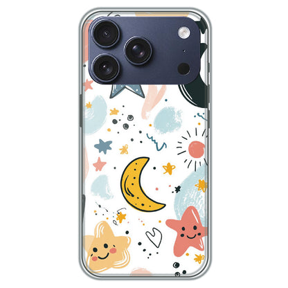 Starry Night Friends - Printed Silicone Case for Apple iPhone 17 Pro
