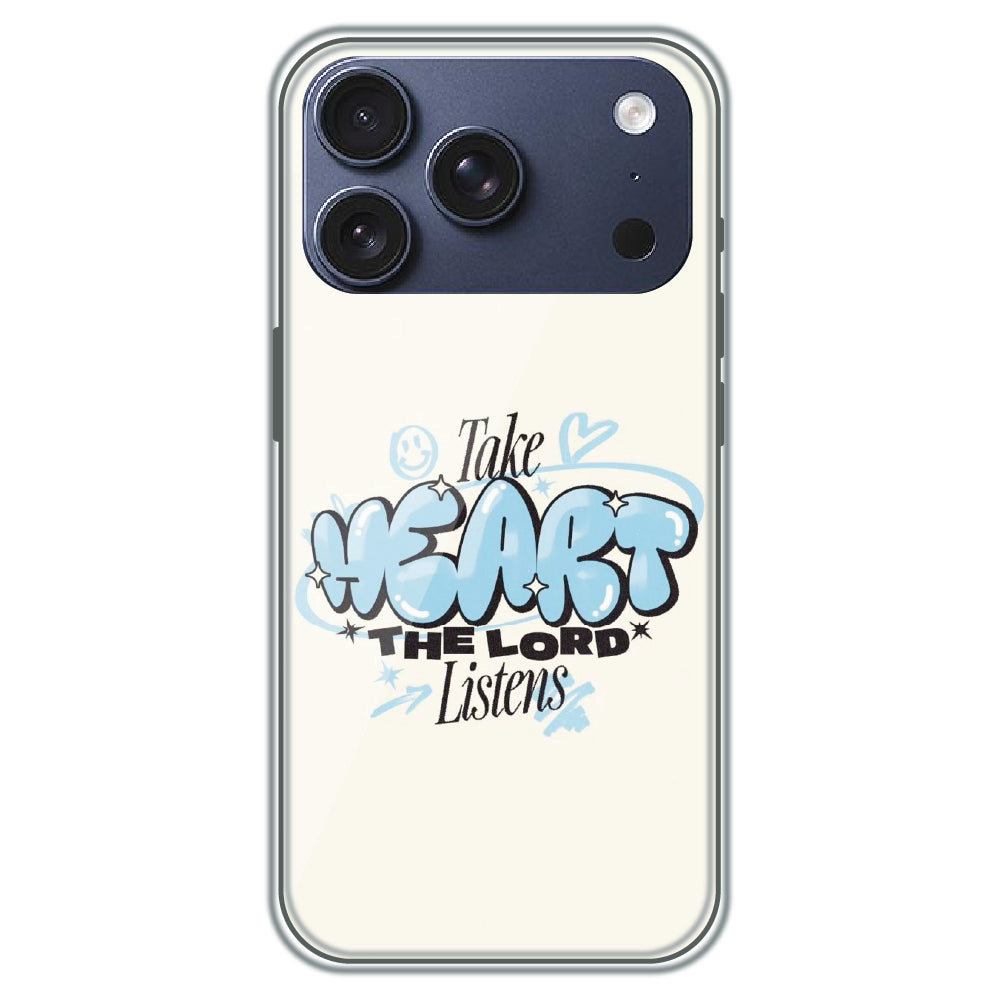 Take Heart - Printed Silicone Case for Apple iPhone 17 Pro