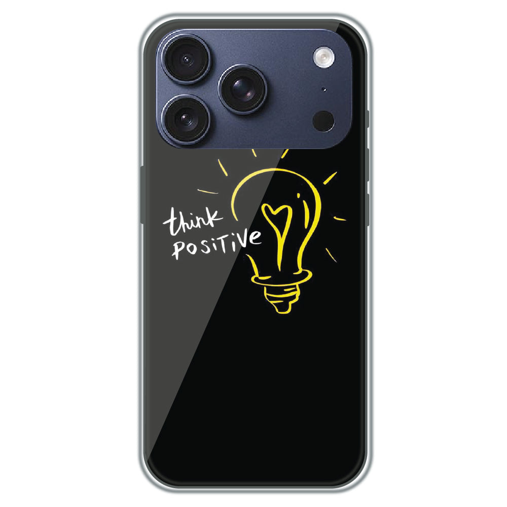 Think Positive - Printed Silicone Case for Apple iPhone 17 Pro