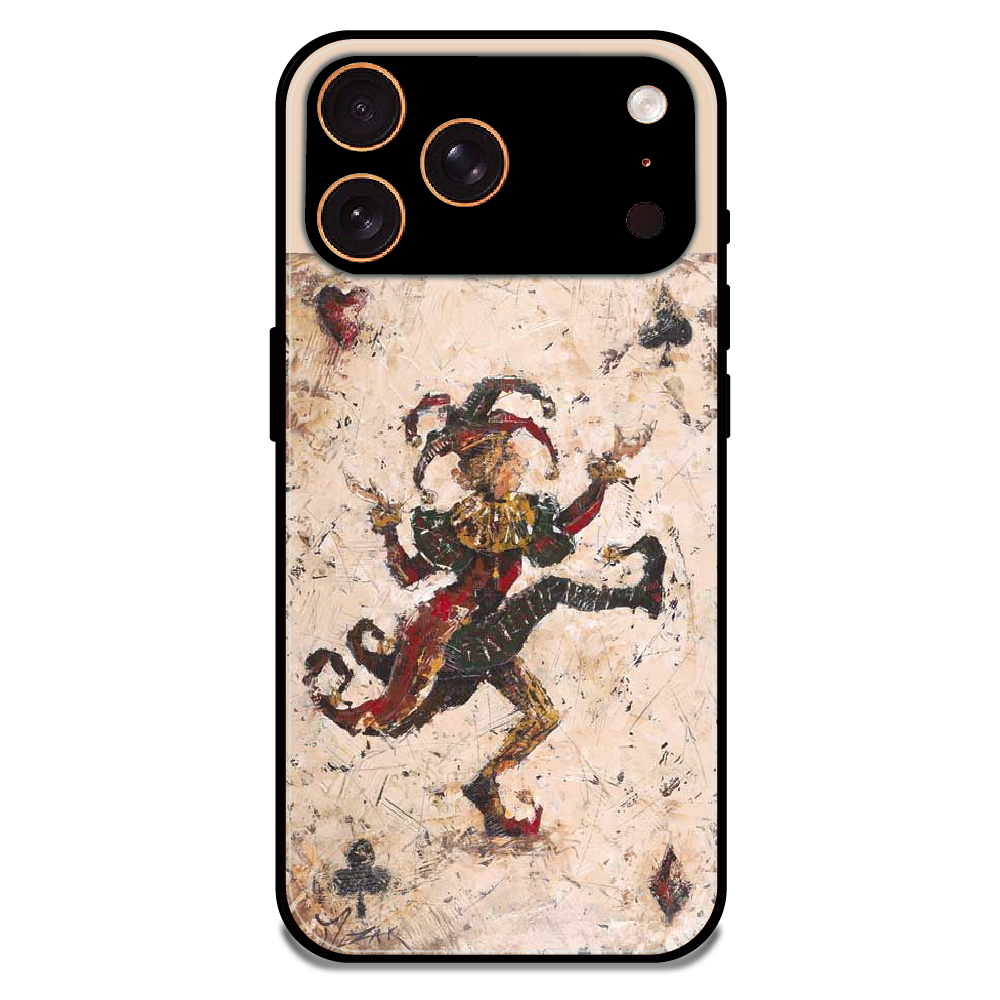Abstract Dancing Figure Art - Glossy Metal Silicone Case For Apple iPhone 17 Pro