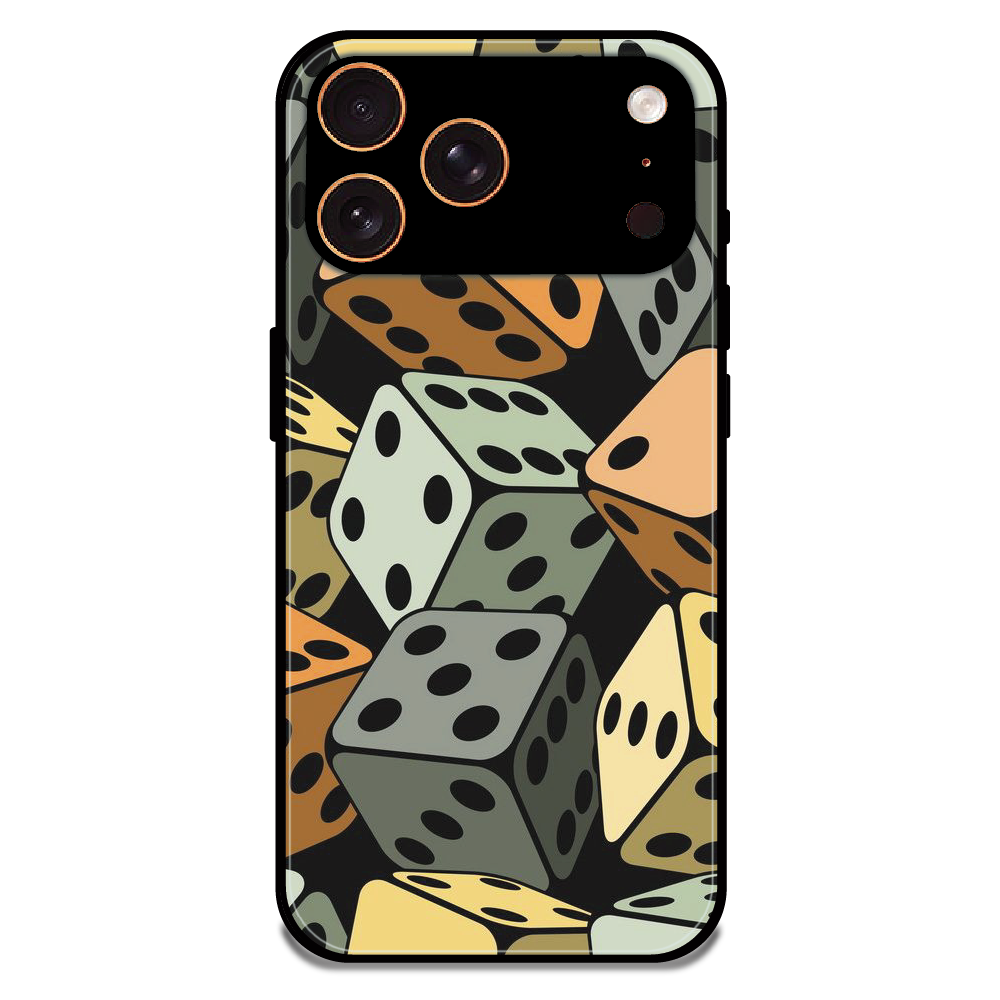 Dice - Glossy Metal Silicone Case For Apple iPhone 17 Pro 