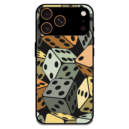 Dice - Glossy Metal Silicone Case For Apple iPhone 17 Pro 