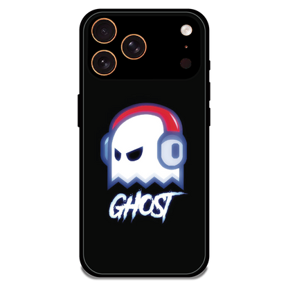 Neon Ghost Music Aesthetic - Glossy Metal Silicone Case For Apple iPhone 17 Pro