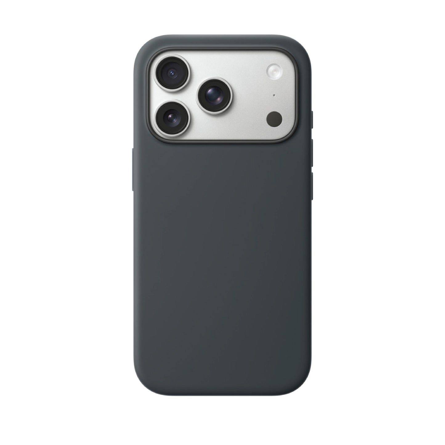 Black Liquid Silicone Case For Apple iPhone Models