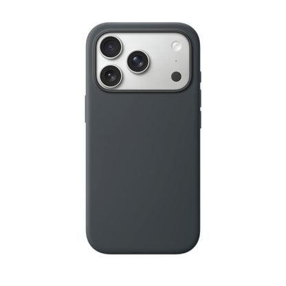 Black Liquid Silicone Case For Apple iPhone Models
