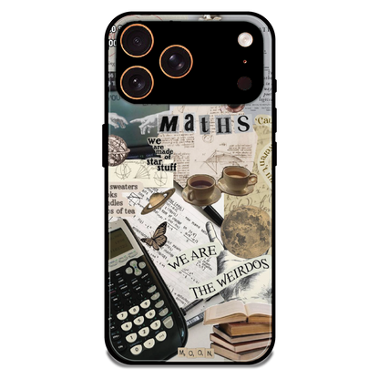 Study Vibes Maths - Glossy Metal Silicone Case For Apple iPhone 17 Pro