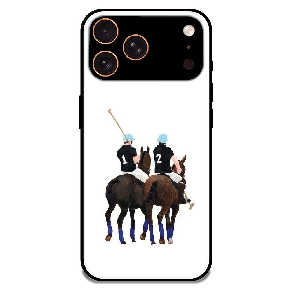 Polo Riders - Glossy Metal Silicone Case For Apple iPhone 17 Pro