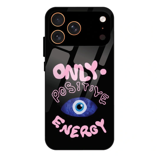 Only Positive Energy Evil Eye - Glass Case For Apple iPhone 17 Pro