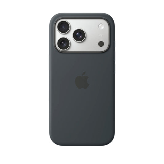 Black Liquid Silicone Case For Apple iPhone Models