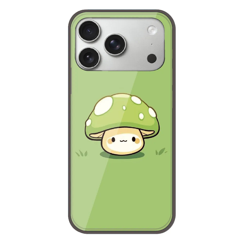 Cute Mushroom Character - Printed Silicone Case For Apple iPhone 17 Pro