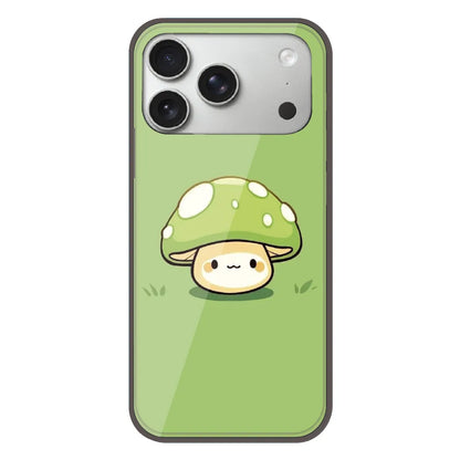 Cute Mushroom Character - Printed Silicone Case For Apple iPhone 17 Pro