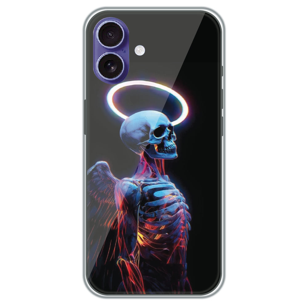 Angel Skeleton - Printed Silicone Case for Apple iPhone 17