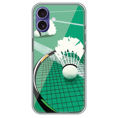 Badminton Smash - Printed Silicone Case for Apple iPhone 17