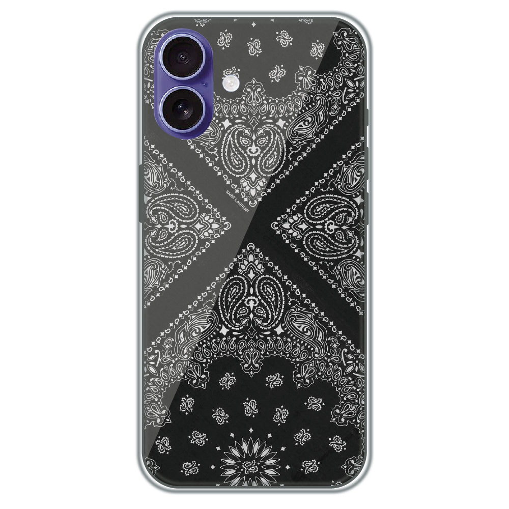 Black Bandana - Printed Silicone Case for Apple iPhone 17