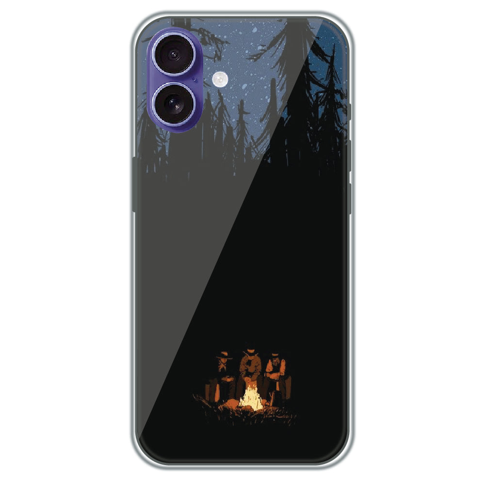 Campfire Night - Printed Silicone Case for Apple iPhone 17