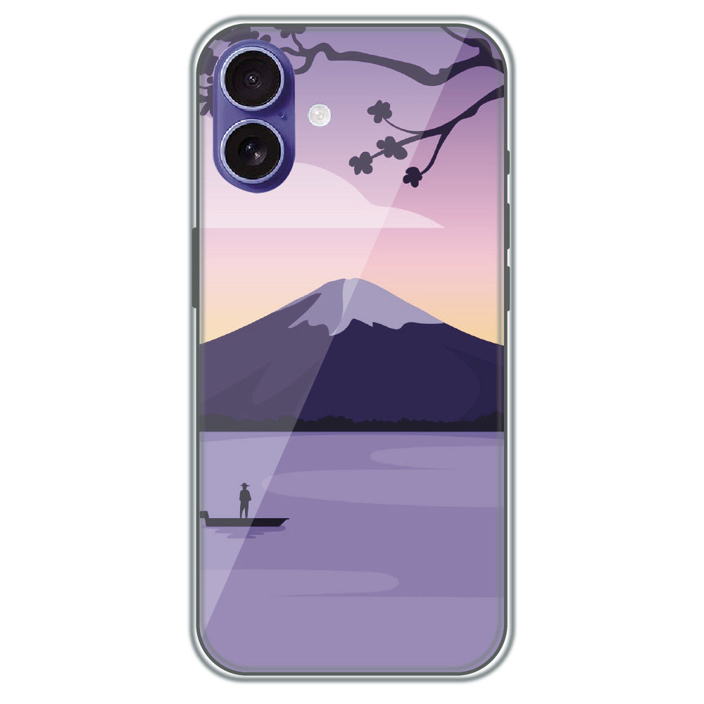 Fuji Twilight - Printed Silicone Case for Apple iPhone 17