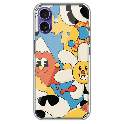 Pop Doodle Party - Printed Silicone Case for Apple iPhone 17