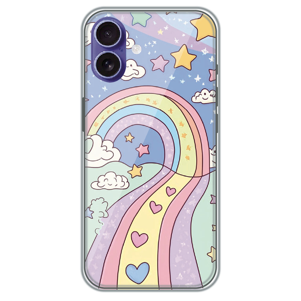 Rainbow Path - Printed Silicone Case for Apple iPhone 17