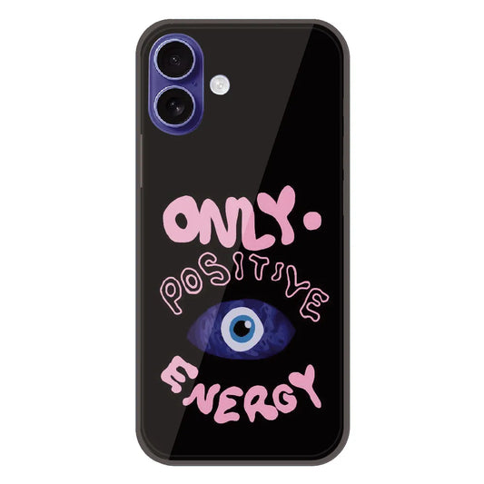 Only Positive Energy Evil Eye - Printed Silicone Case For Apple iPhone 17