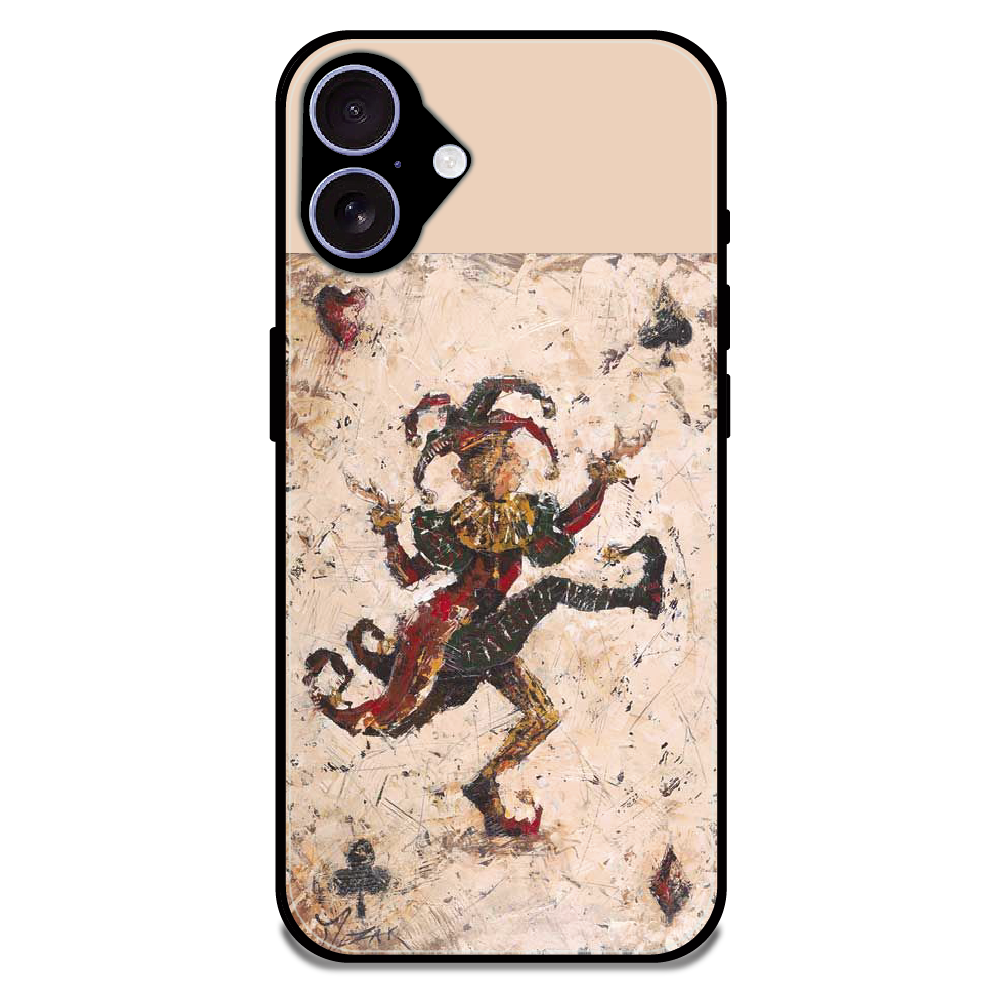 Abstract Dancing Figure Art - Glossy Metal Silicone Case For Apple iPhone 17