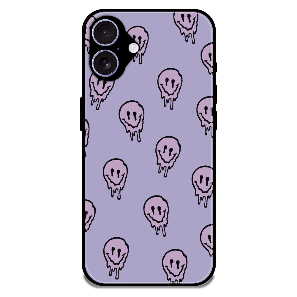 Funny Ghost - Glossy Metal Silicone Case For Apple iPhone 17