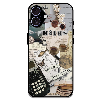Study Vibes Maths - Glossy Metal Silicone Case For Apple iPhone 17