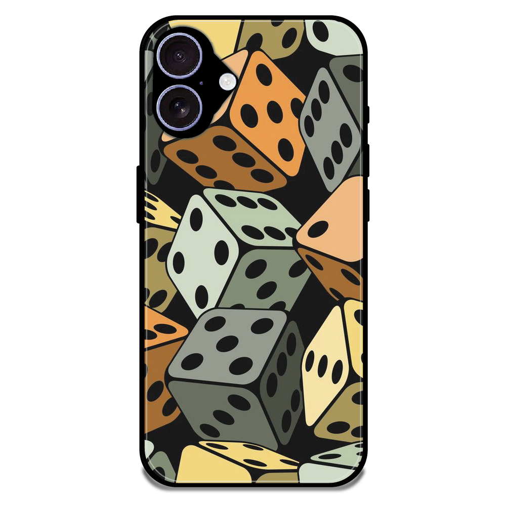 Dice - Glossy Metal Silicone Case For Apple iPhone 17