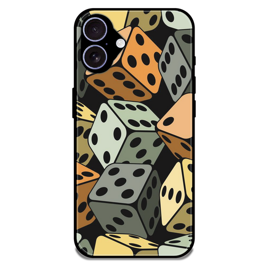 Dice - Glossy Metal Silicone Case For Apple iPhone 17