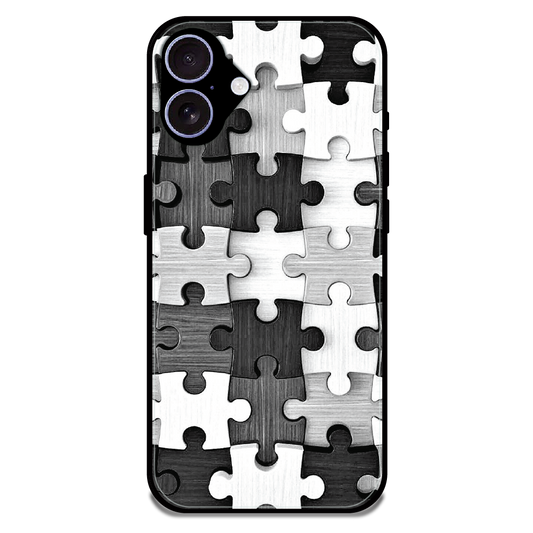 Maze - Glossy Metal Silicone Case For Apple iPhone 17