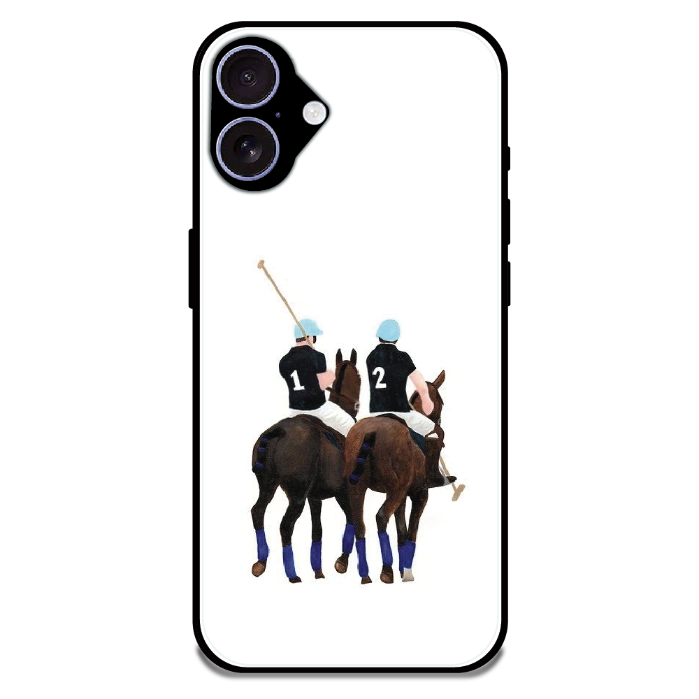 Polo Riders - Glossy Metal Silicone Case For Apple iPhone 17