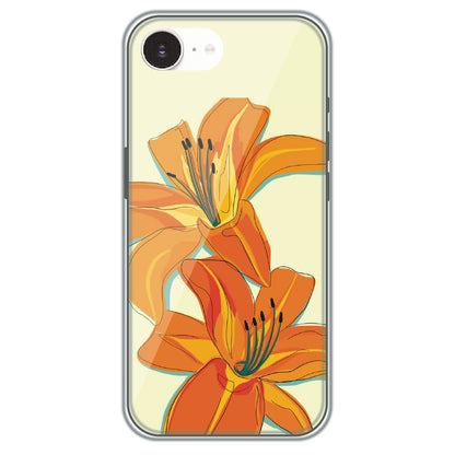 Amber Lily Bloom - Printed Silicone Case for Apple iPhone 17e