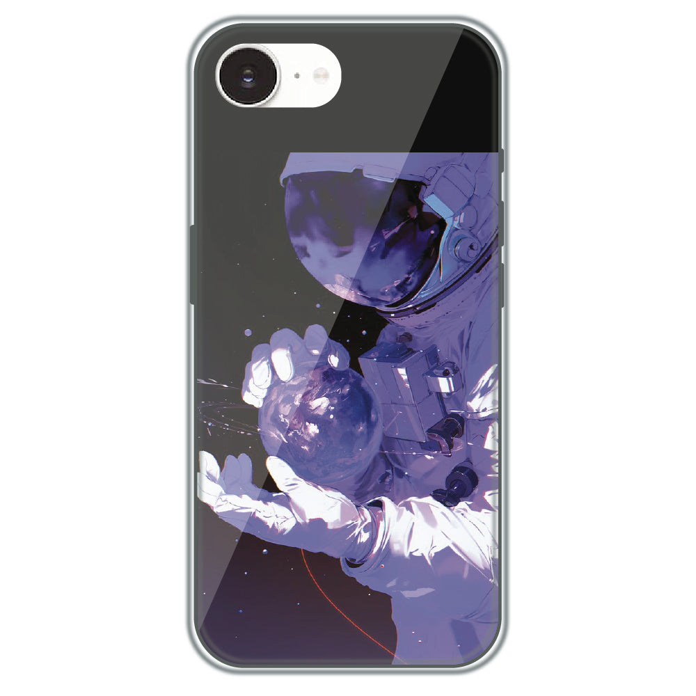Astronaut in Space - Printed Silicone Case for Apple iPhone 17e