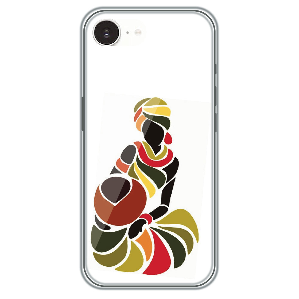 Colorful Silhouette - Printed Silicone Case for Apple iPhone 17e
