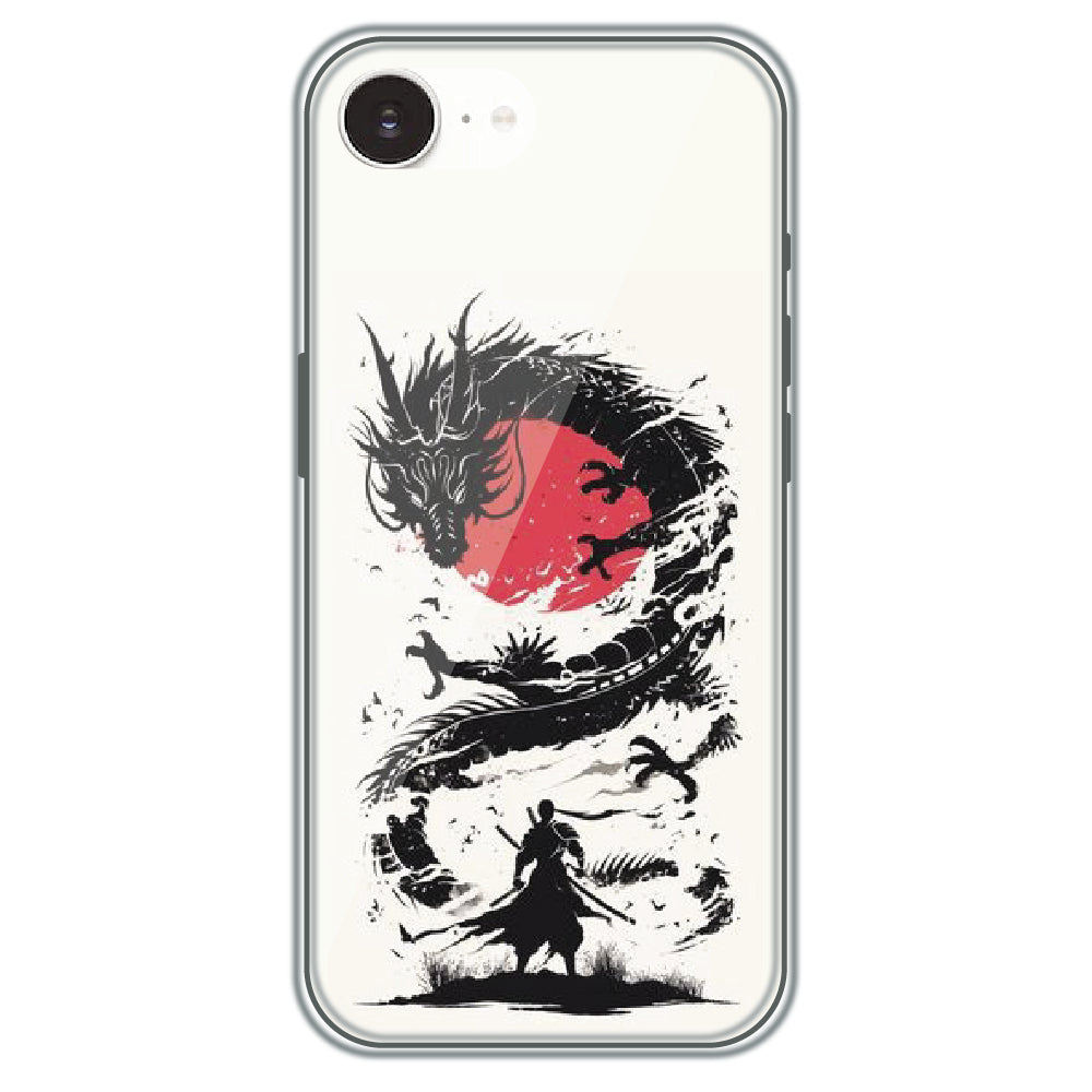 Dragon Samurai - Printed Silicone Case for Apple iPhone 17e