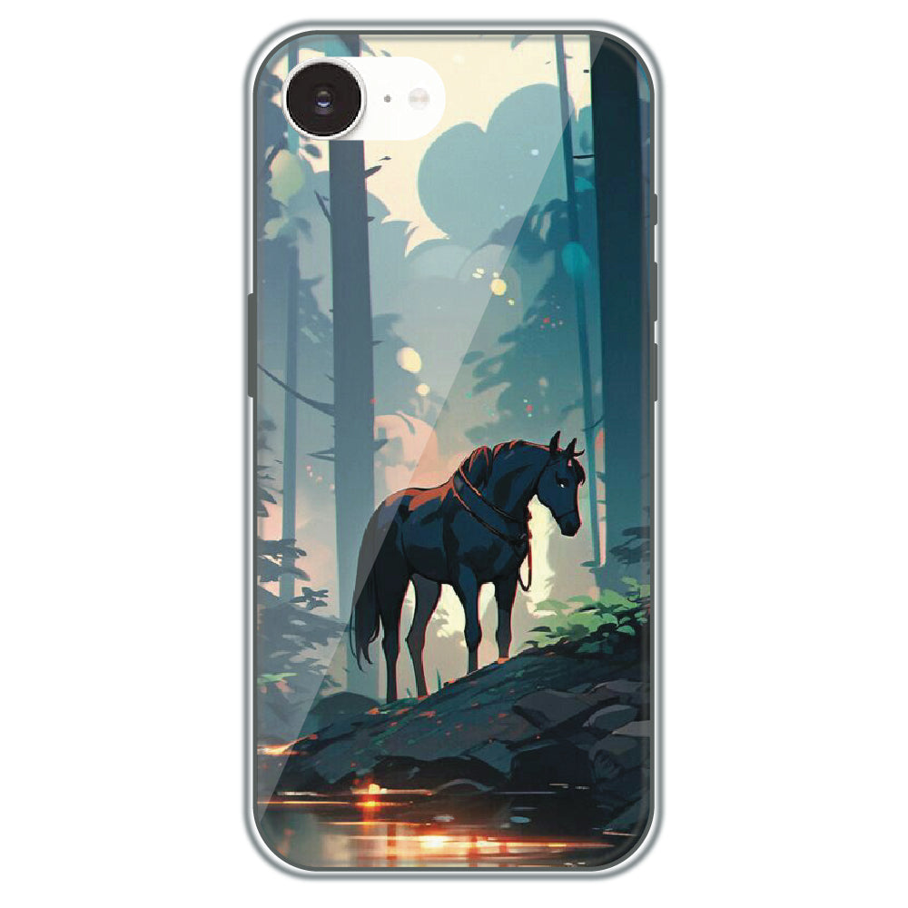 Horse in the Forest - Printed Silicone Case for Apple iPhone 17e