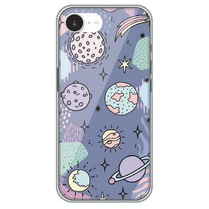 Pastel Planet Vector - Printed Silicone Case for Apple iPhone 17e