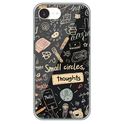 Small Circles, Big Thoughts - Printed Silicone Case for Apple iPhone 17e