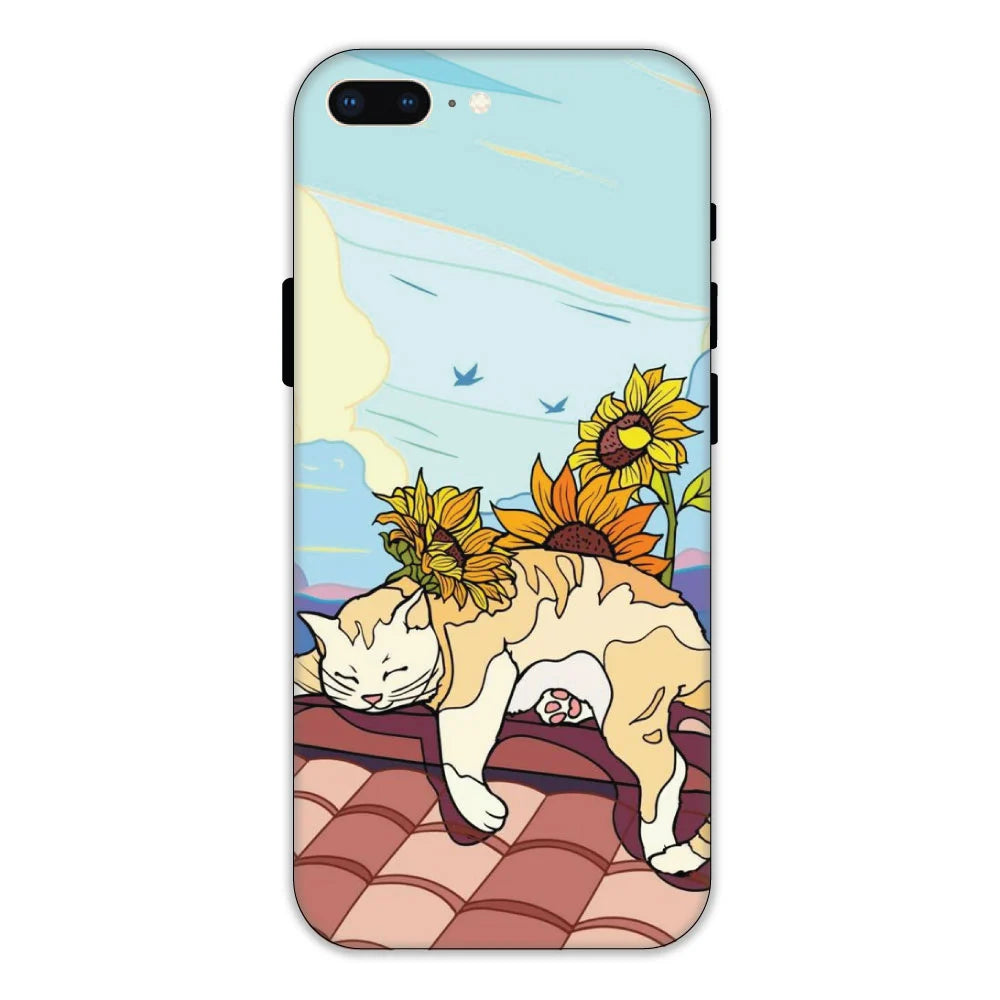 Sleepy Cat Hard Case Apple iPhone 7 Plus Models