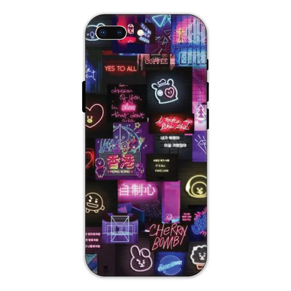 Neon Collage Hard Case Apple iPhone 7 Plus Models