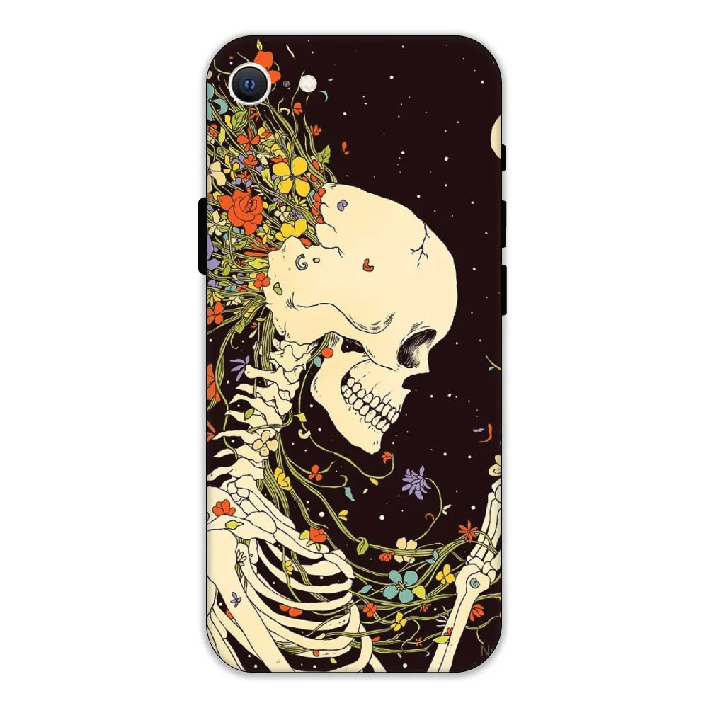 Floral Skeleton Hard Case Apple iPhone 7 Models