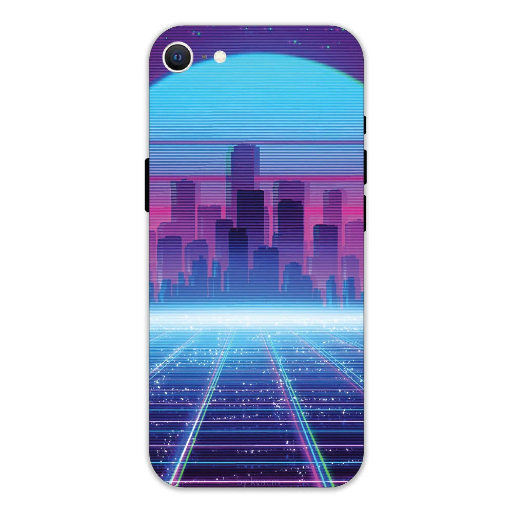 Cityscape Synthwave Hard Case Apple iPhone 8 Models