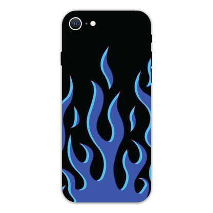 Blue Flames Hard Case For Apple iPhone 8 Models