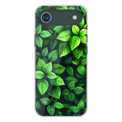 Lush Green Leaf Pattern - Printed Silicone Case For Apple iPhone Air