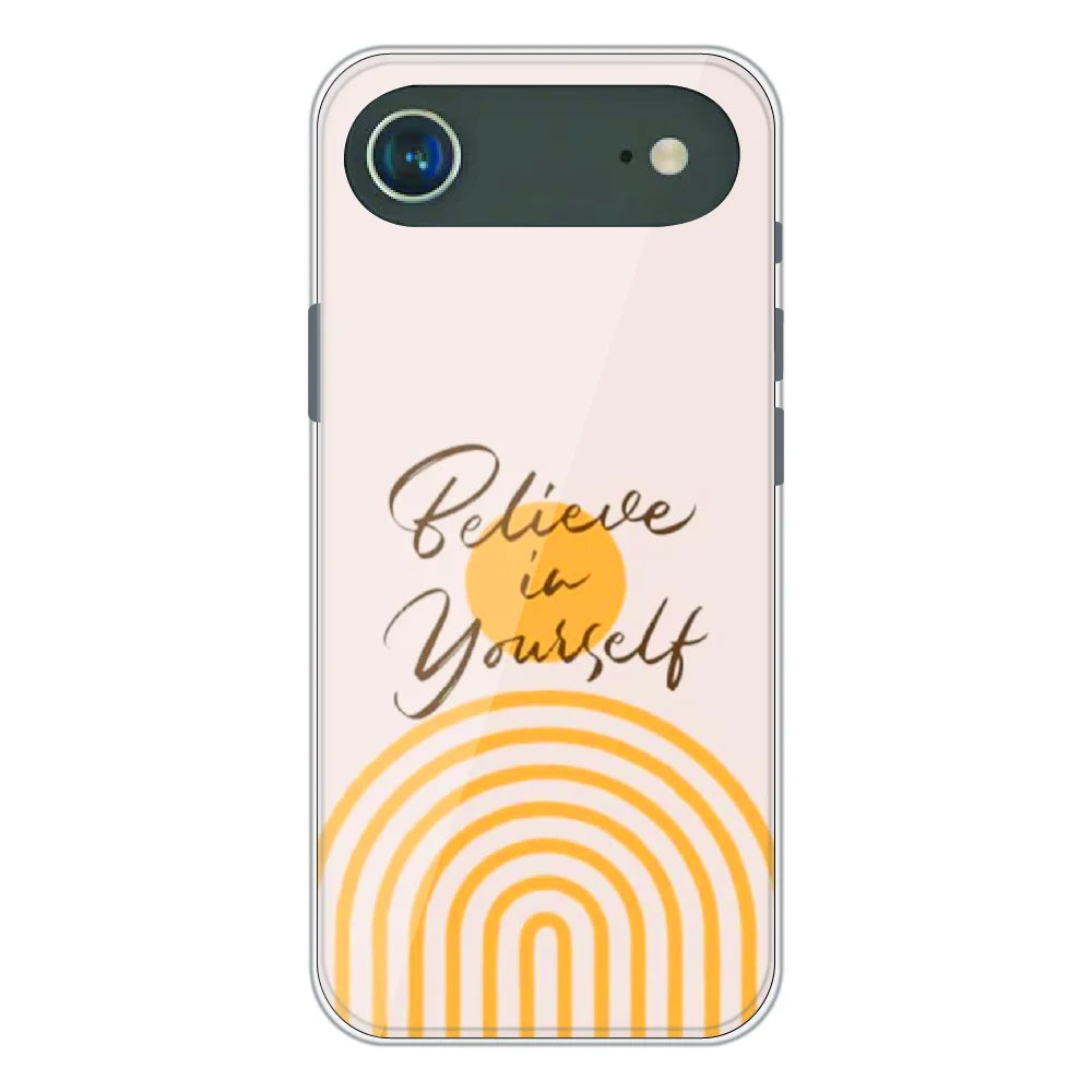 Believe in Yourself Minimal - Printed Silicone Case For Apple iPhone Air