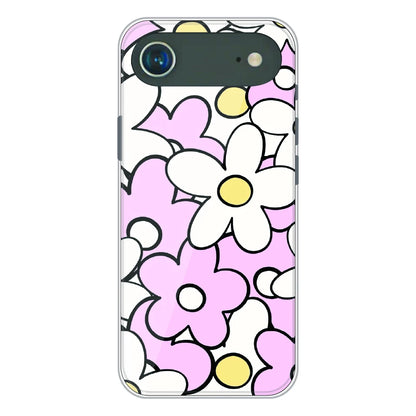 Pink Daisy Floral Pop - Printed Silicone Case For Apple iPhone Air